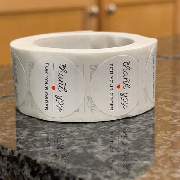 1120PCs Labels Thank You Stickers Handmade Circle - Picture 2 of 5